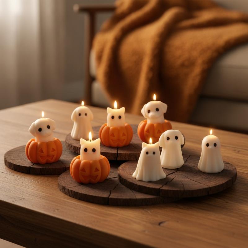 新しいDIYハロウィン多用途シリコンモールド、かわいい子犬・ - Soap Making Ins のレビューと価格