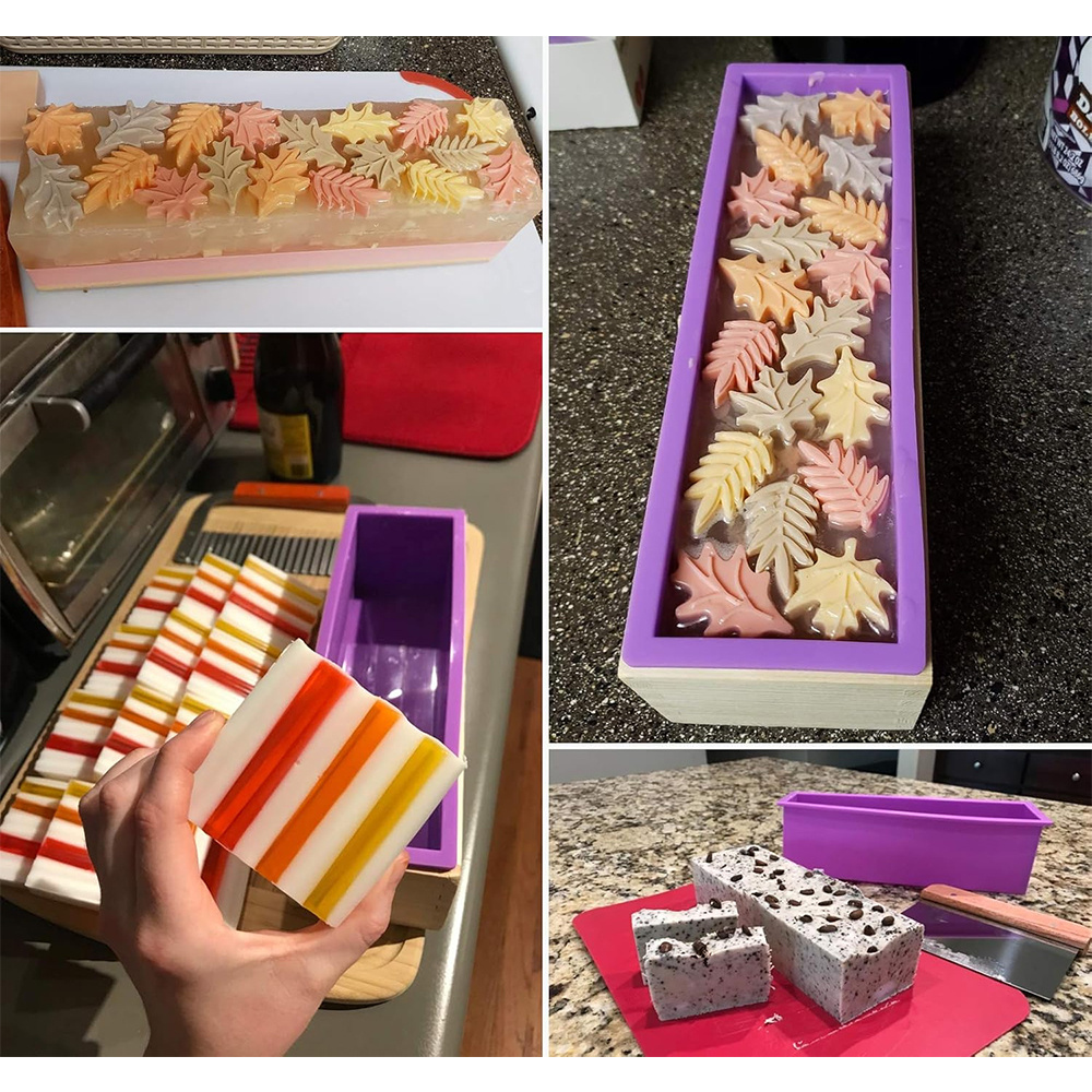 DIY 手作り石鹸作りキット 竹製カッティングボックスとシリ - Soap Making Instructions のレビューと価格