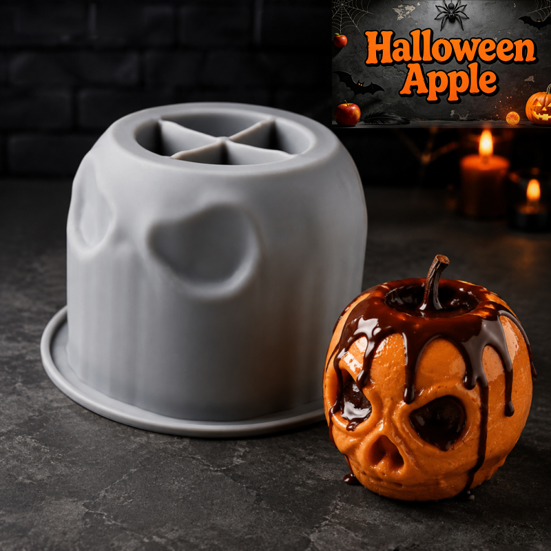 ハロウィンスカルアップルシリコンモールド、クリエイティブなデ - Soap Making Instructions のレビューと価格